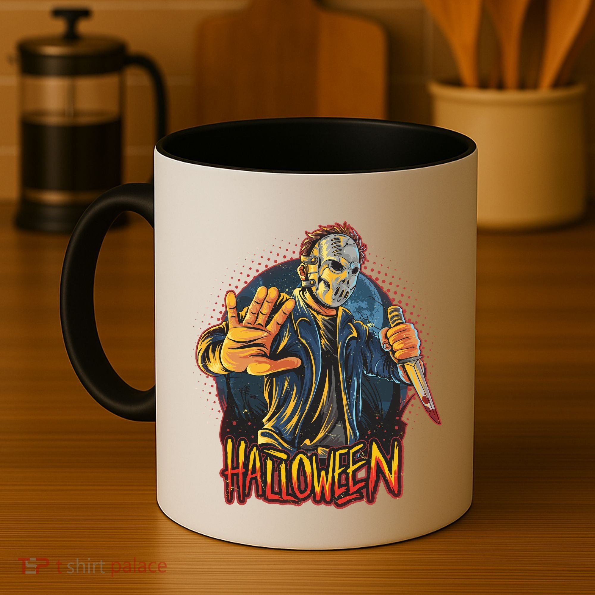 Funny Scary Halloween Jason Coffee Mug