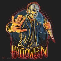Funny Scary Halloween Jason Beanie thumb 2