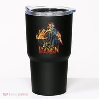 Funny Scary Halloween Jason Tumbler thumb 0