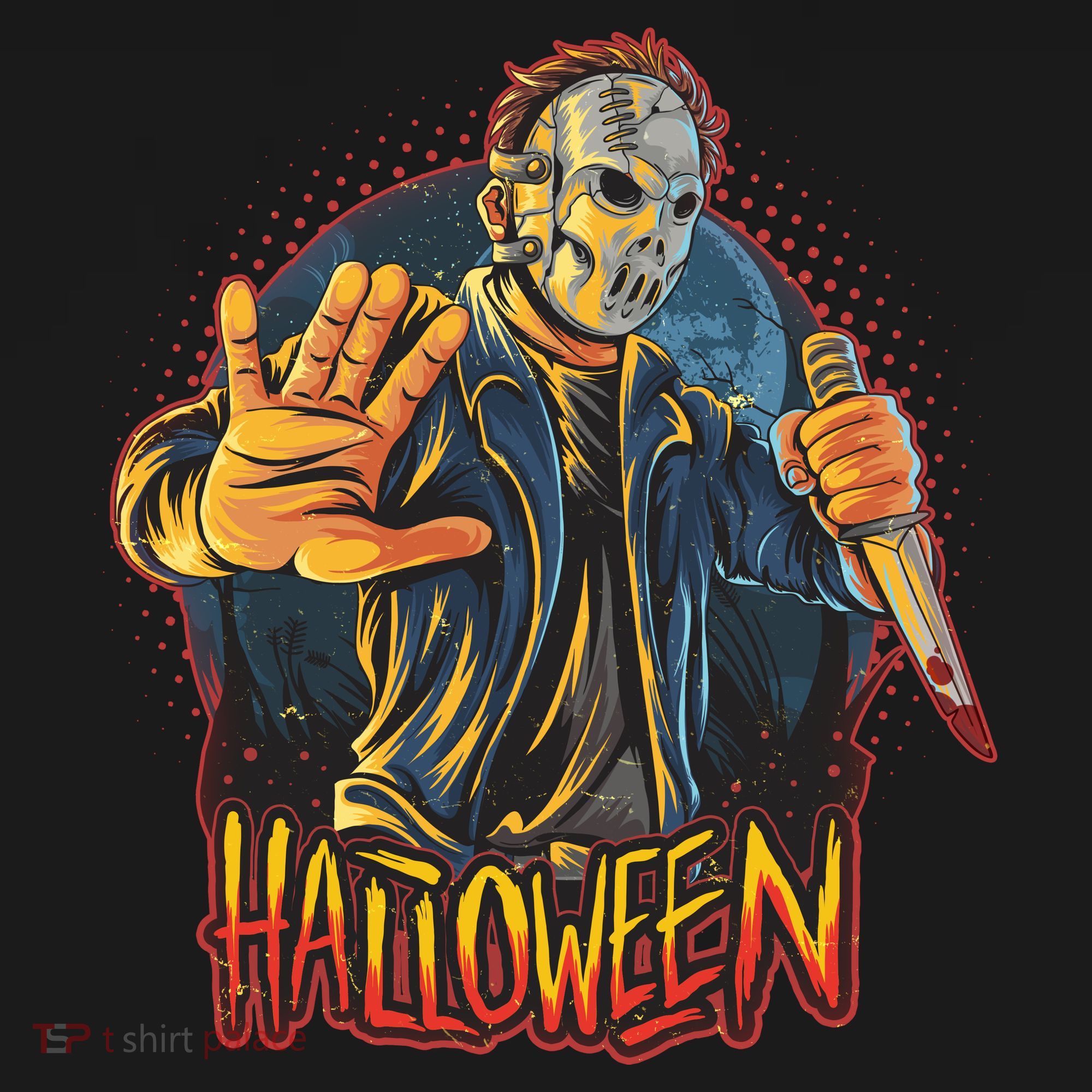 Funny Scary Halloween Jason Toddler Hoodie