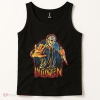 Funny Scary Halloween Jason Tank Top thumb 2