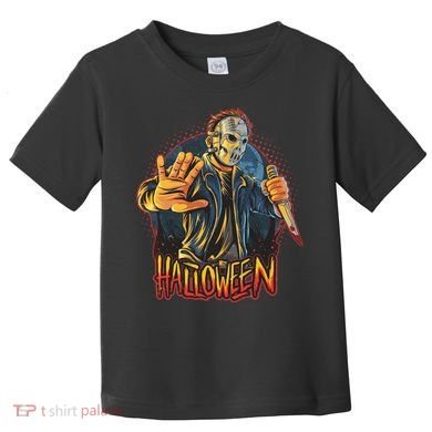 Funny Scary Halloween Jason Toddler T-Shirt