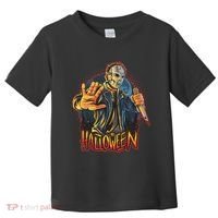 Funny Scary Halloween Jason Toddler T-Shirt thumb 0