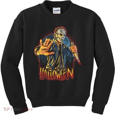 Funny Scary Halloween Jason Kids Sweatshirt