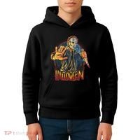 Funny Scary Halloween Jason Kids Hoodie thumb 4