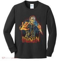 Funny Scary Halloween Jason Kids Long Sleeve Shirt thumb 0