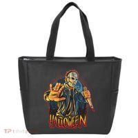Funny Scary Halloween Jason Tote Bag thumb 0