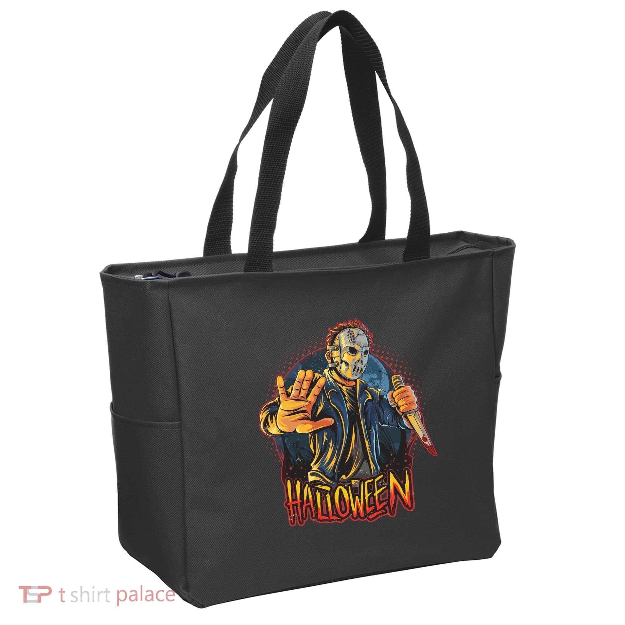 Funny Scary Halloween Jason Tote Bag