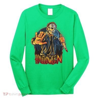 Funny Scary Halloween Jason Long Sleeve Shirt