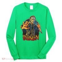 Funny Scary Halloween Jason Long Sleeve Shirt thumb 0