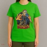 Funny Scary Halloween Jason T-Shirt thumb 4