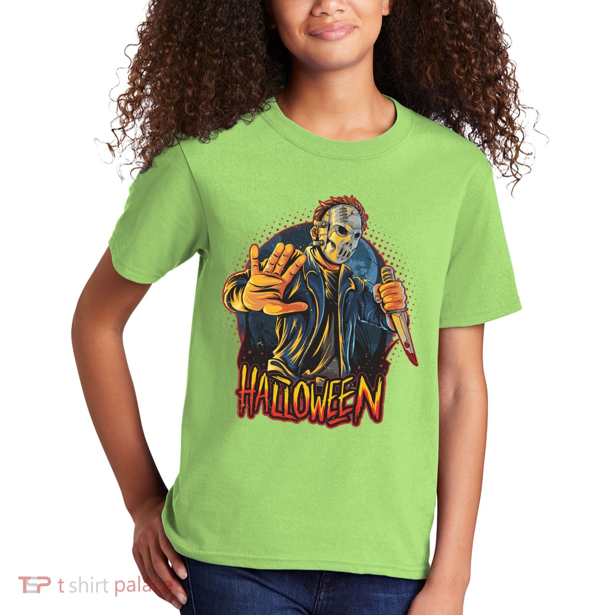 Funny Scary Halloween Jason Kids T-Shirt