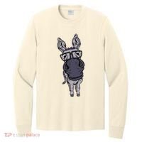 Funny Smart House Donkey Farm Horse Mule Pack Animal Donkey Long Sleeve Shirt thumb 0