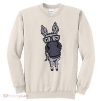 Funny Smart House Donkey Farm Horse Mule Pack Animal Donkey Sweatshirt thumb 0