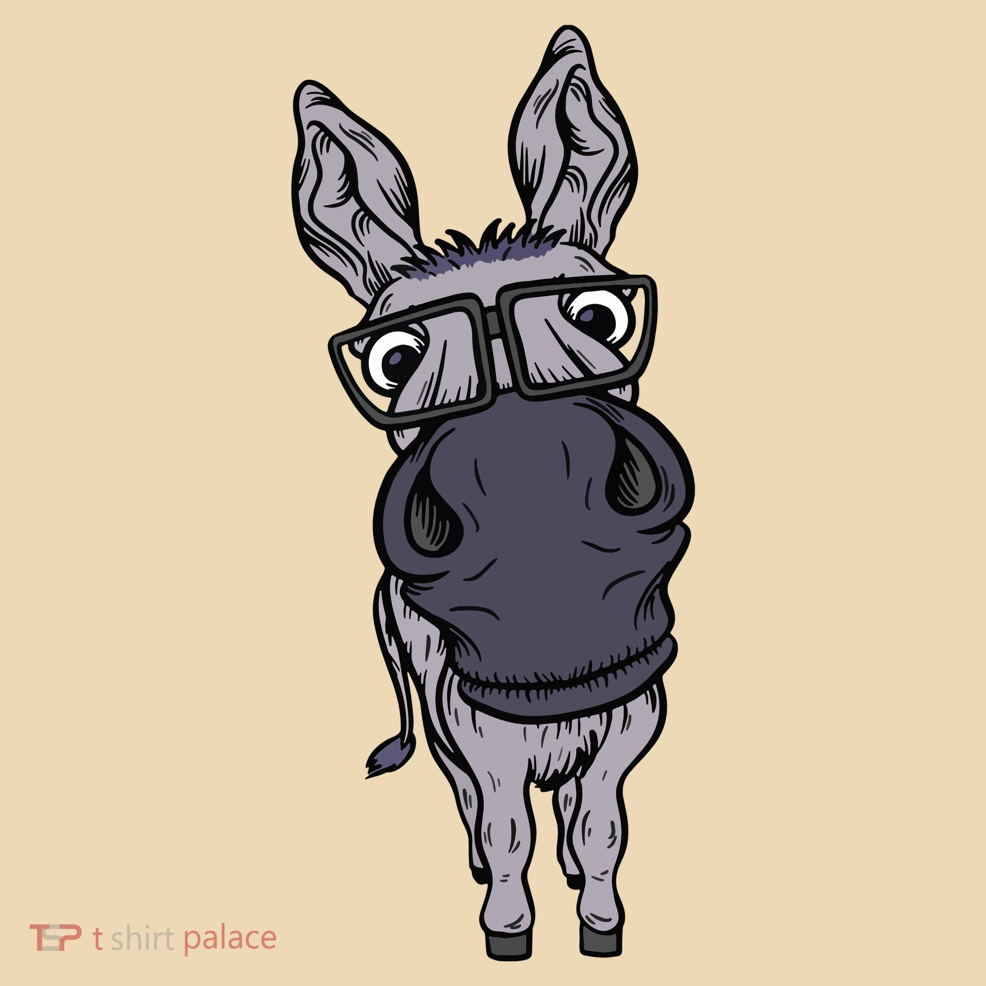 Funny Smart House Donkey Farm Horse Mule Pack Animal Donkey T-Shirt
