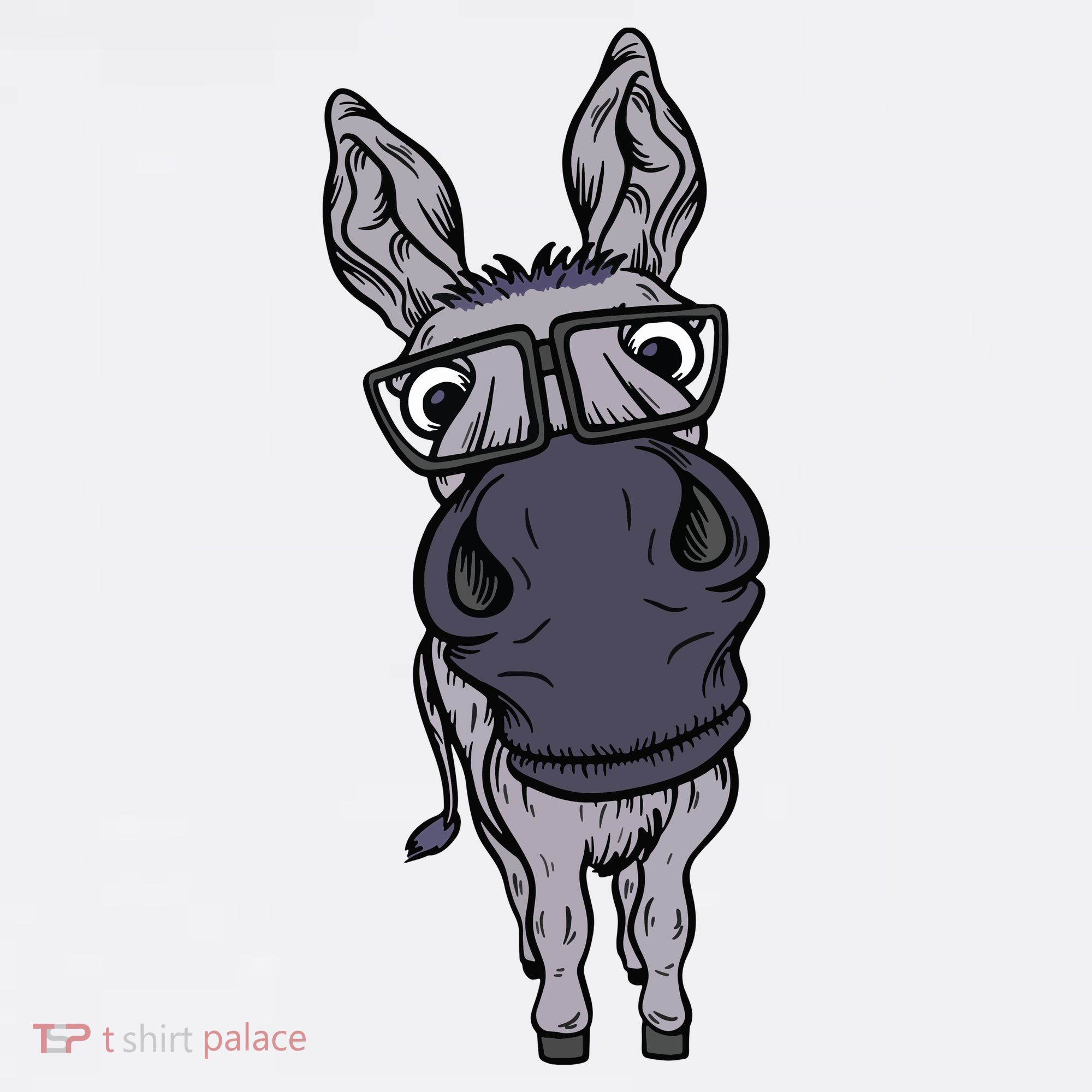 Funny Smart House Donkey Farm Horse Mule Pack Animal Donkey Tank Top