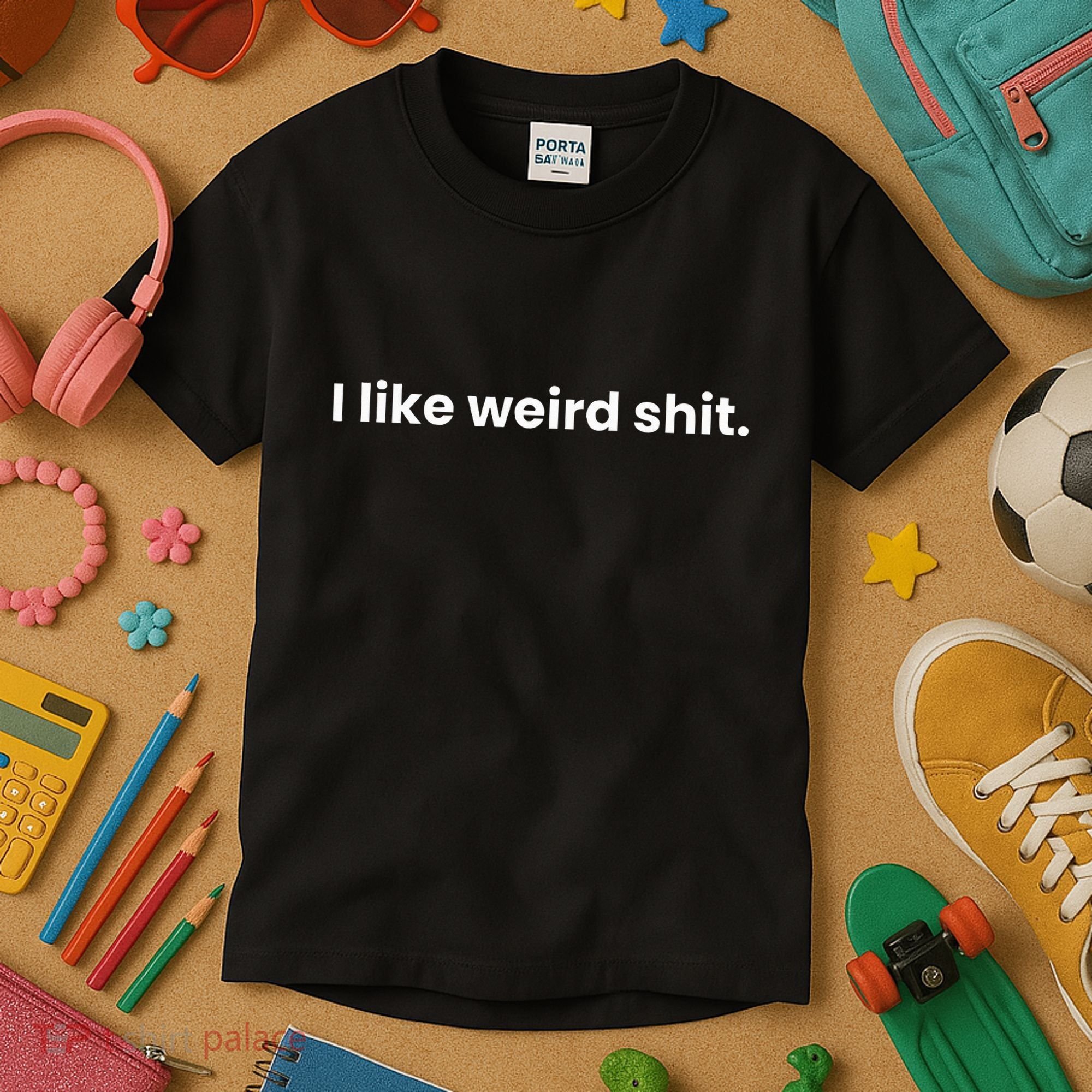 Funny & Sarcastic I Like Weird Shit Kids T-Shirt