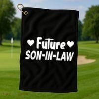 Future Son In Law Golf Towel thumb 1