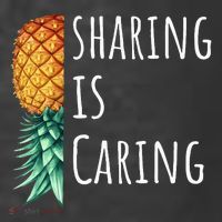 Funny Sharing Is Caring Upside Down Pineapple Swinger Kids T-Shirt thumb 4