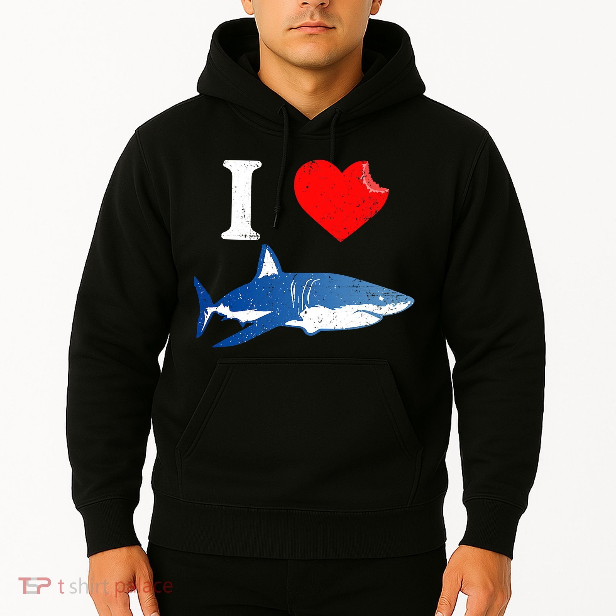 Funny Shark I Love Shark Shark Lover Shark Hoodie