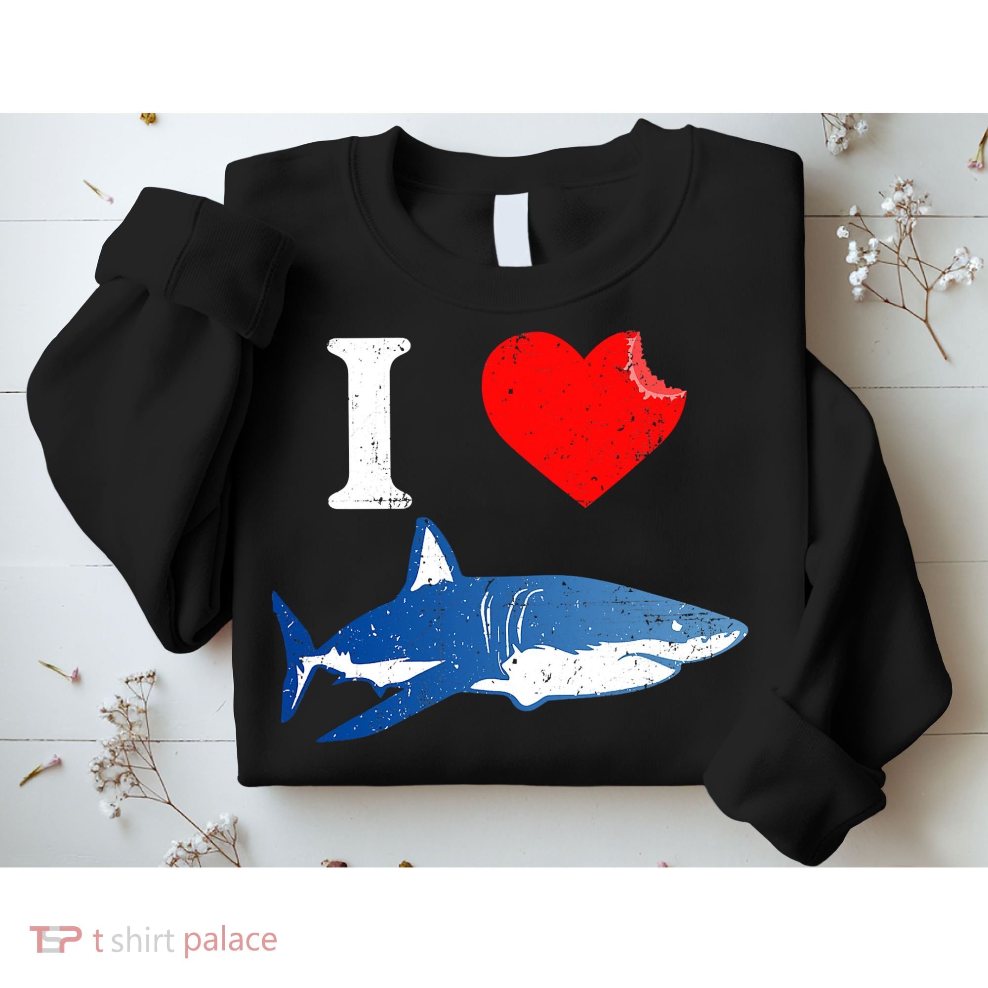 Funny Shark I Love Shark Shark Lover Shark Sweatshirt