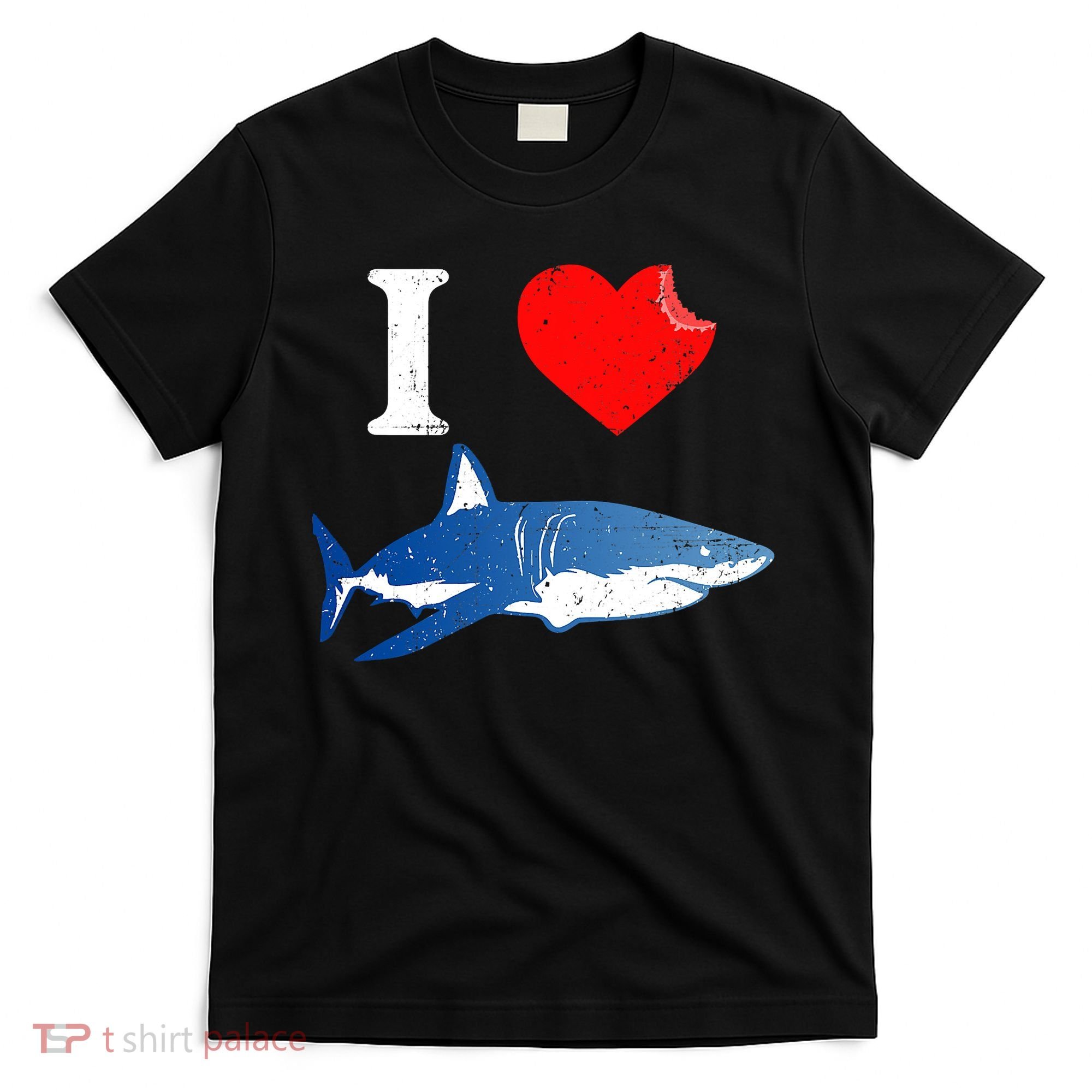 Funny Shark I Love Shark Shark Lover Shark T-Shirt