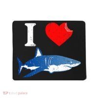 Funny Shark I Love Shark Shark Lover Shark Mousepad thumb 0
