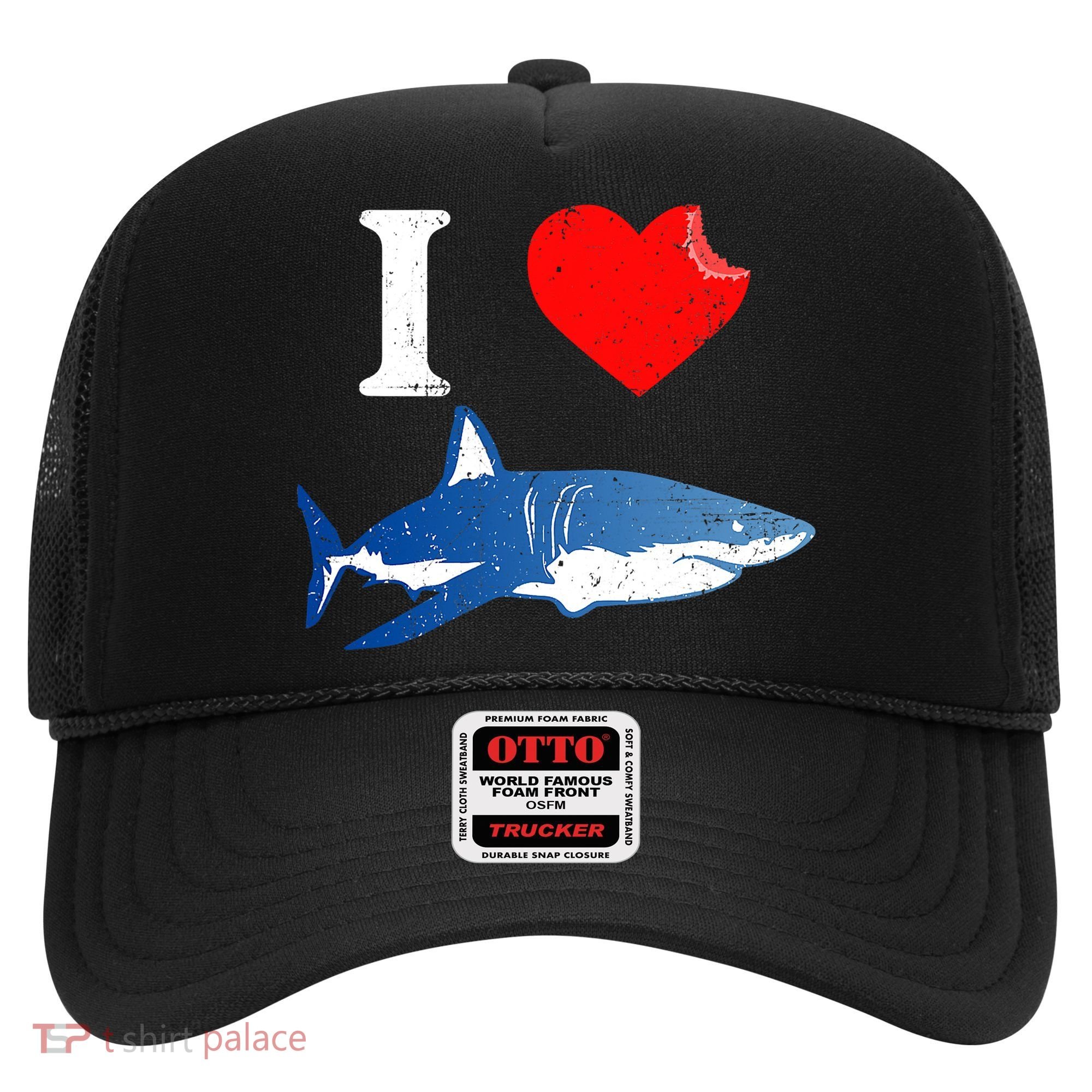 Funny Shark I Love Shark Shark Lover Shark Hat