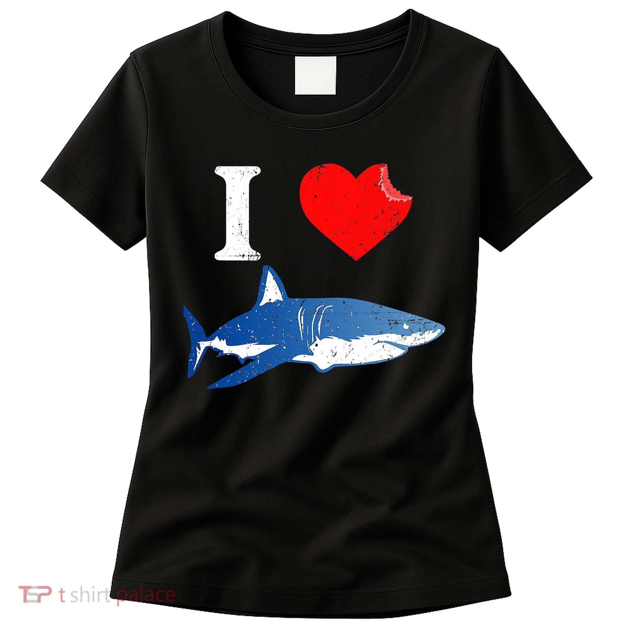 Funny Shark I Love Shark Shark Lover Shark Women's T-Shirt