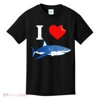 Funny Shark I Love Shark Shark Lover Shark Kids T-Shirt thumb 0