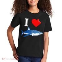 Funny Shark I Love Shark Shark Lover Shark Kids T-Shirt thumb 2