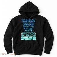 Funny Swimming I'm A Swimmer I Do More Than A Hoodie thumb 0