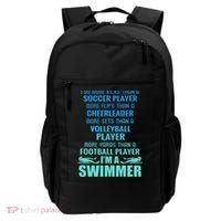 Funny Swimming I'm A Swimmer I Do More Than A Backpack thumb 0