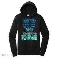 Funny Swimming I'm A Swimmer I Do More Than A Women's Hoodie thumb 0
