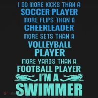 Funny Swimming I'm A Swimmer I Do More Than A Women's Hoodie thumb 2