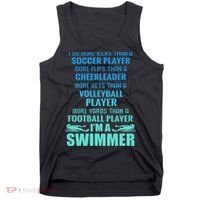 Funny Swimming I'm A Swimmer I Do More Than A Tank Top thumb 0