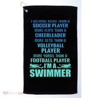 Funny Swimming I'm A Swimmer I Do More Than A Golf Towel thumb 0