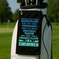 Funny Swimming I'm A Swimmer I Do More Than A Golf Towel thumb 2