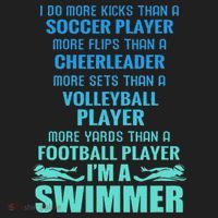 Funny Swimming I'm A Swimmer I Do More Than A Golf Towel thumb 3