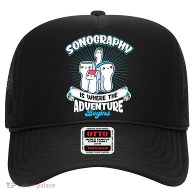 Funny Sonography Is Where The Adventure Begins Ultrasound Tech Hat