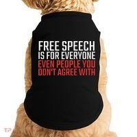 Free Speech Is For Everyone First Amendment Doggie Tank thumb 0