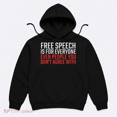 Free Speech Is For Everyone First Amendment Hoodie