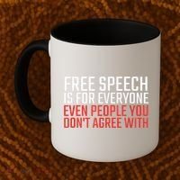 Free Speech Is For Everyone First Amendment Coffee Mug thumb 2