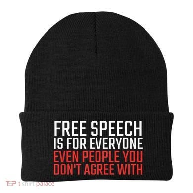 Free Speech Is For Everyone First Amendment Beanie