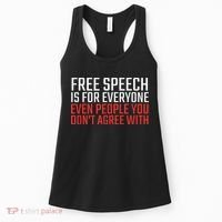 Free Speech Is For Everyone First Amendment Women's Tank Top thumb 0