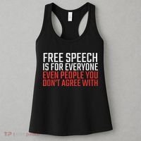 Free Speech Is For Everyone First Amendment Women's Tank Top thumb 3