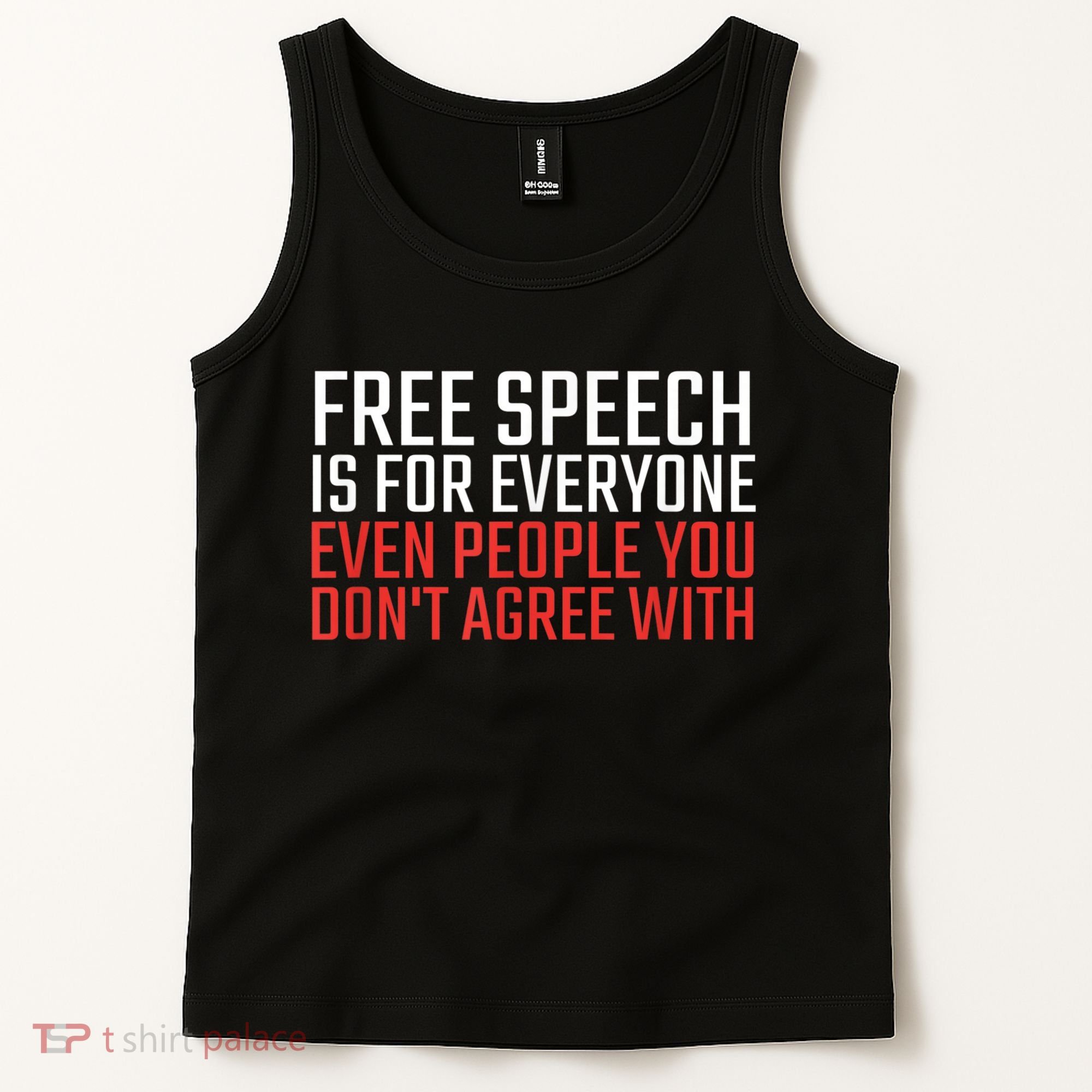 Free Speech Is For Everyone First Amendment Tank Top