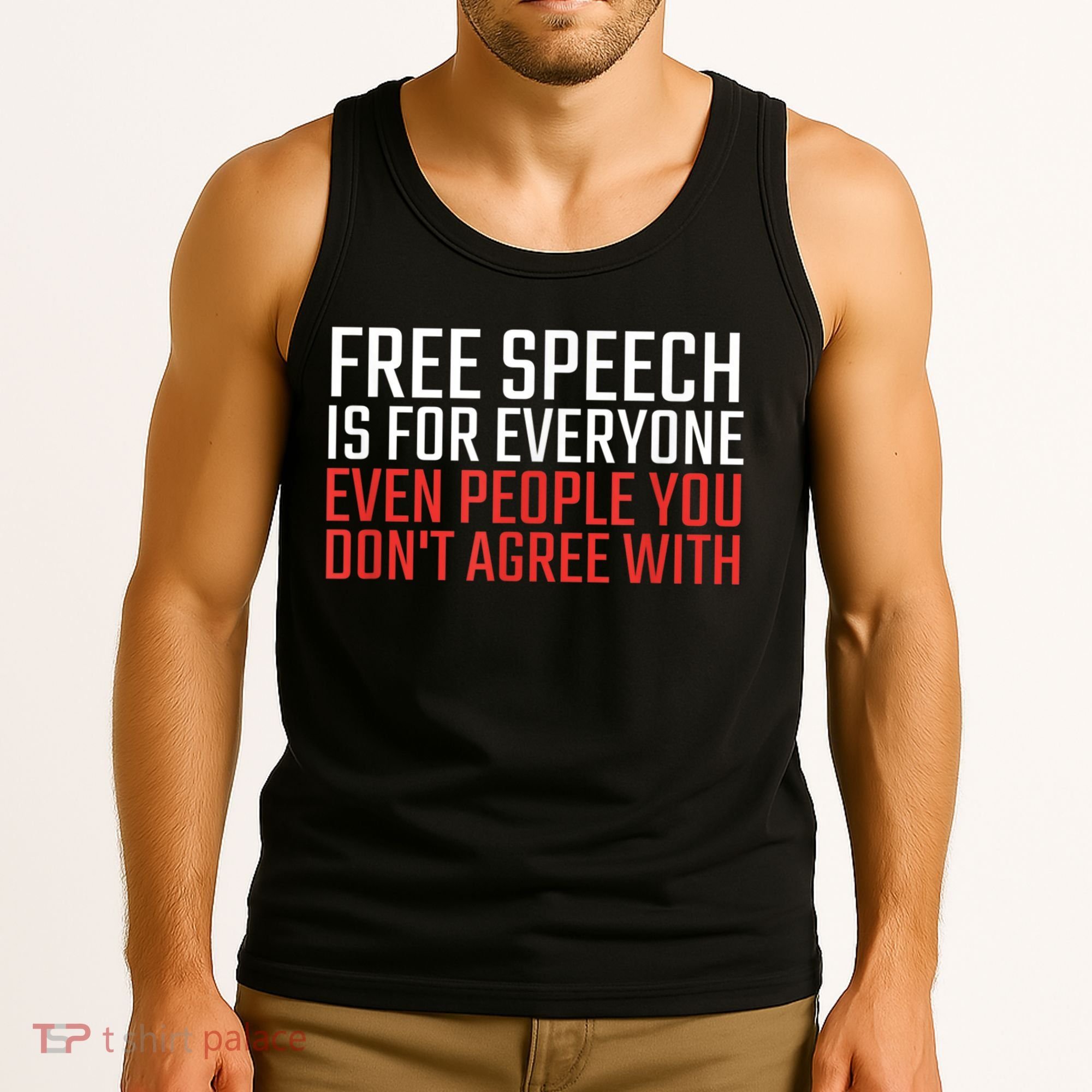 Free Speech Is For Everyone First Amendment Tank Top
