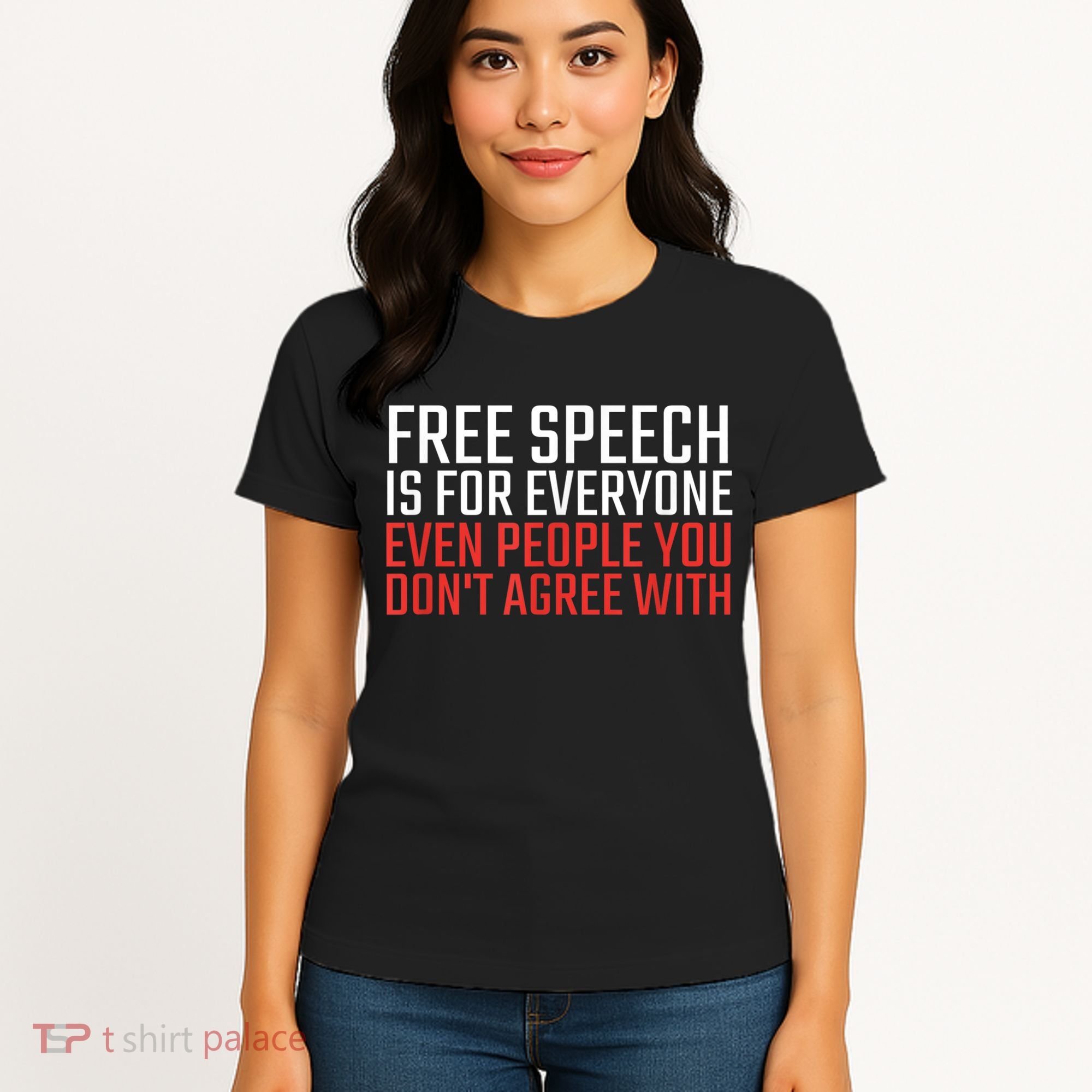 Free Speech Is For Everyone First Amendment Women's T-Shirt