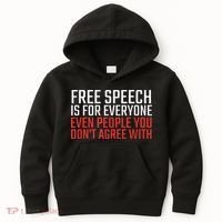Free Speech Is For Everyone First Amendment Kids Hoodie thumb 0